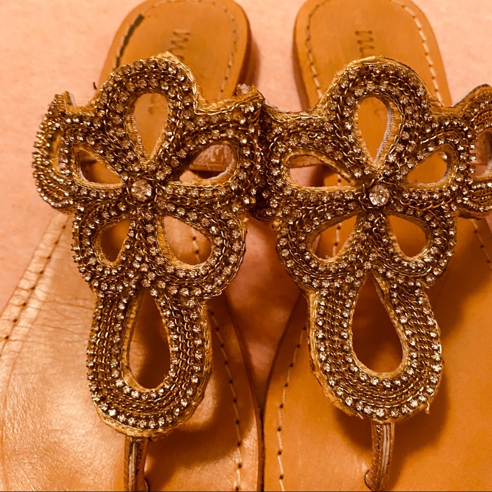 Gold Sandals - Picture 2 of 2